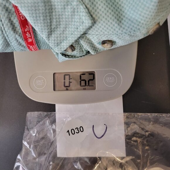 Canada Weather Men Green Knit Short Sleeve Collar Neck Polo Shirt Top Size Large - Picture 9 of 9